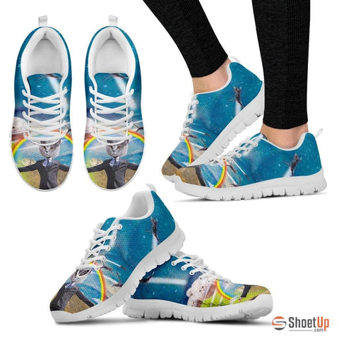 Rainbow Cat Running Shoes For Women3D Print