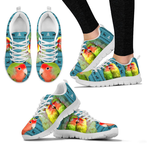 RosyFaced Lovebirds (PeachFaced Lovebirds) Christmas Running Shoes For Women