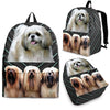 Lhasa Apso Dog Print BackpackExpress Shipping