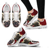 Funny Pug Print Running Shoes For Kids And Women