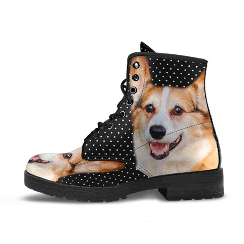 Pembroke Welsh Corgi Print Boots For Women