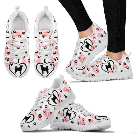 Valentine's Day SpecialNorwegian Elkhound Print Running Shoes For Women