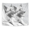 Amazing Norwegian Elkhound Print Tapestry