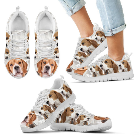 Beagle PrintKid's Running Shoes