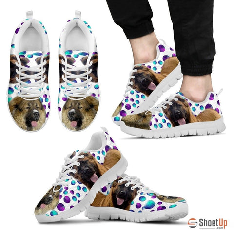 Caucasian Shepherd Dog (White/Black) Running Shoes For Men
