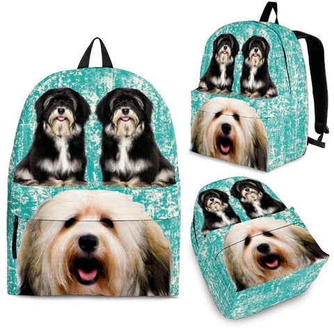 Havanese Dog Print BackpackExpress Shipping