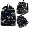 Whippet Dog Print BackpackExpress Shipping