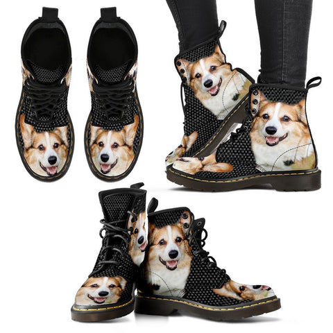 Pembroke Welsh Corgi Print Boots For WomenExpress Shipping