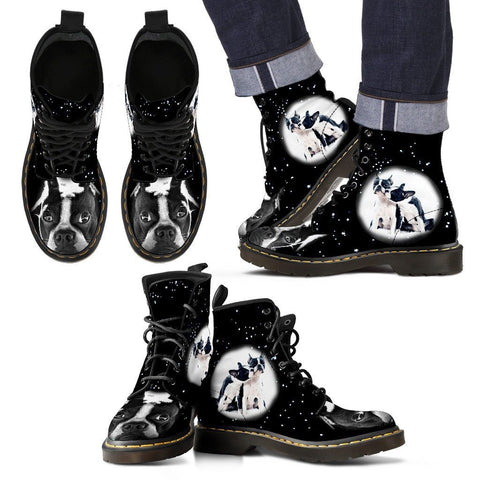 Boston Terrier Boots For Men Express Shipping