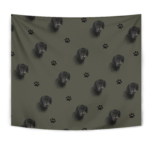 Curlycoated retriever Print Tapestry