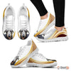 Customized Amazing Dog Print (White/Black) Running Shoes For WomenDesigned By Raffaella Belletti(2032)