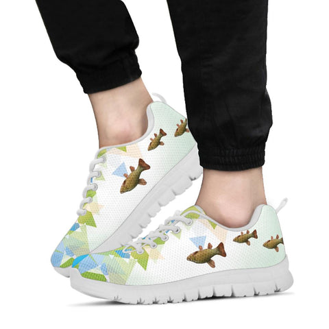 Tench Fish Print Sneakers