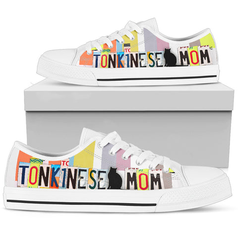 Tonkinese Mom Print Low Top Canvas Shoes for Women