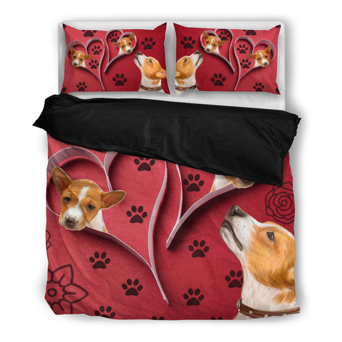 Valentine's Day SpecialBasenji Dog Print Bedding Set