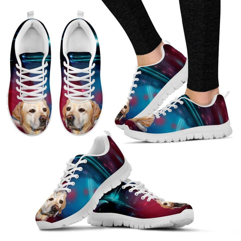 Labrador Dog Print Running Shoe For Women