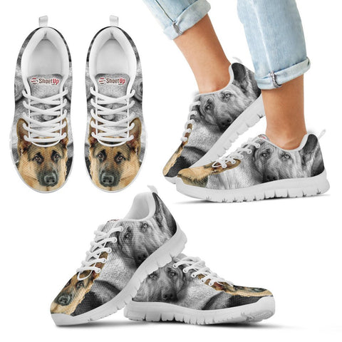 Amazing German Shepherd Print Sneakers For Kids