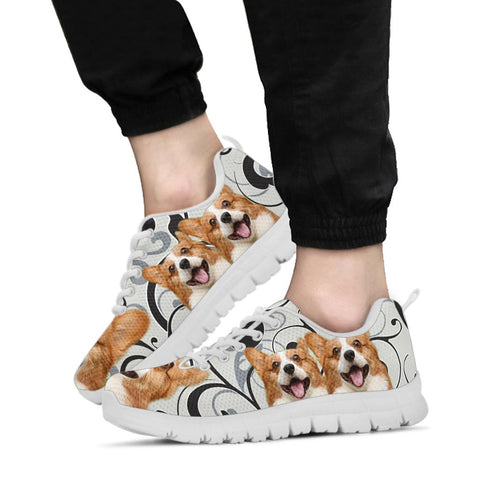 Lovely Pembroke Welsh Corgi Print Running Shoes