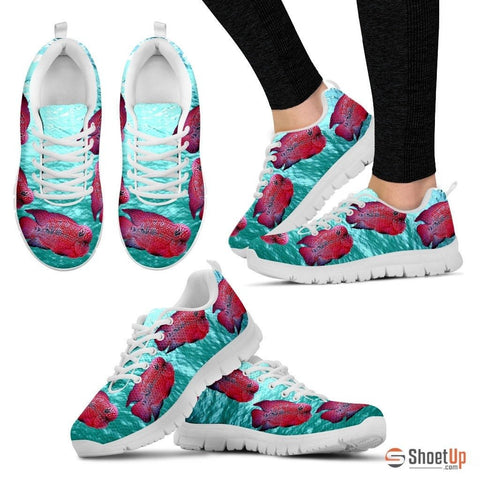 Flowerhorn Cichlid Fish Running Shoes For Women