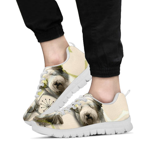 Amazing Bearded Collie Print Running Shoes