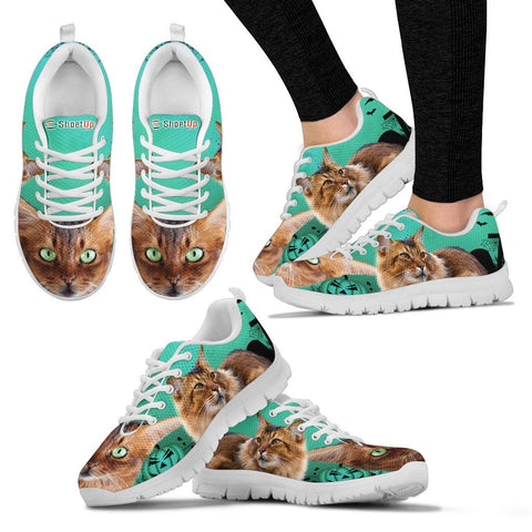 Somali Cat (Halloween) PrintRunning Shoes For Women