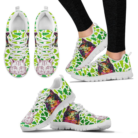 Ragamuffin Cat Christmas Running Shoes For Women