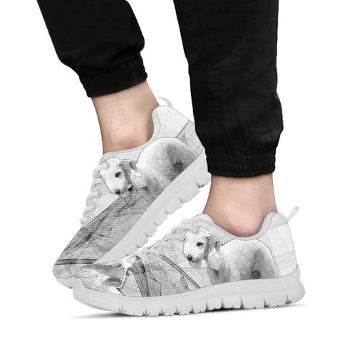 Bedlington Terrier Print Running Shoes