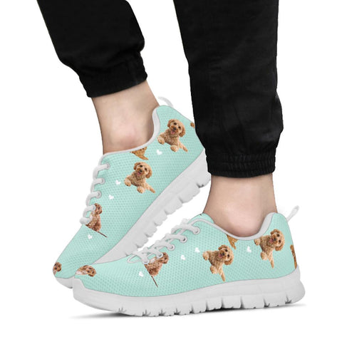 Cockapoo Dog Patterns Print Sneakers