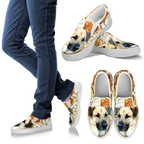 Chinook Dog Print Slip Ons For Women Express Shipping