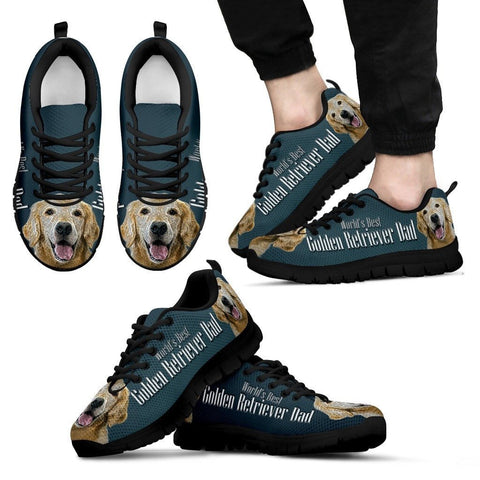 'World's Best Golden Retriever Dad' Running ShoesFather's Day Special