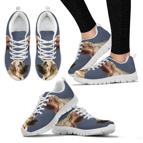 English Mastiff Print Running Shoes For Women