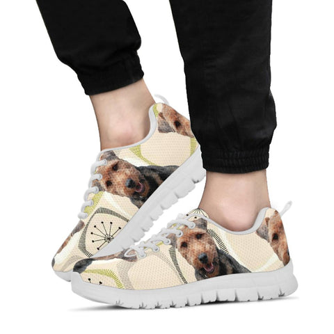 Lovely Welsh Terrier Print Running Shoes- Limited Edition
