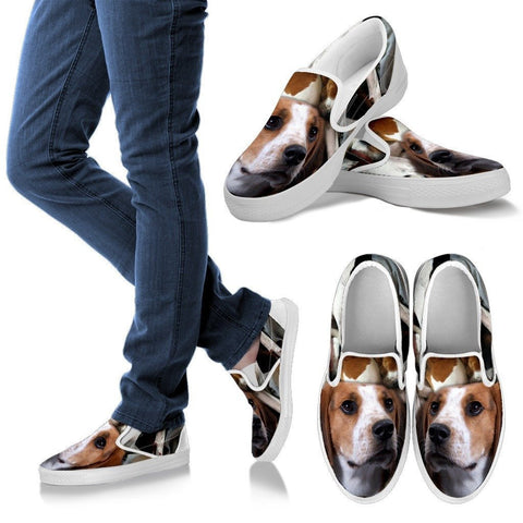 Treeing Walker Coonhound Print Slip Ons For Women Express Shipping
