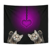 Dragon Li Cat Print Tapestry
