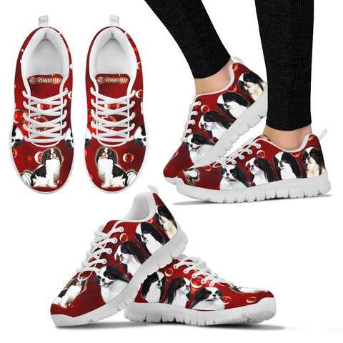 Japanese Chin On RedWomen's Running Shoes