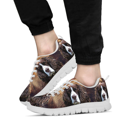 Cute Welsh Springer Spaniel Print Running Shoes