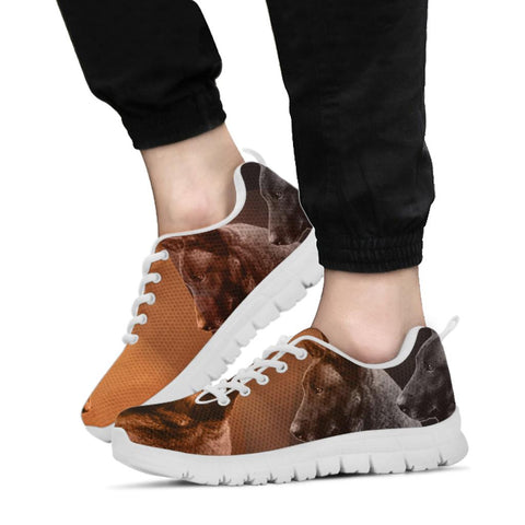 Belgian Malinois On Brown Print Running Shoes