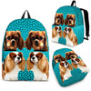 Cavalier King Charles Spaniel Dog Print BackpackExpress Shipping