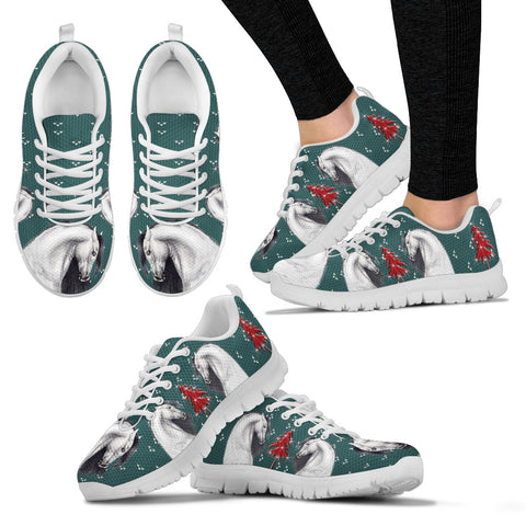 Andalusian horse Print Christmas Running Shoes For Women