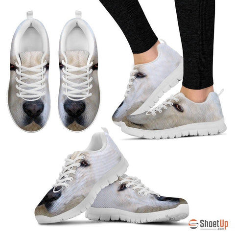 Central Asian Shepherd Dog (White/Black) Running Shoes For Women