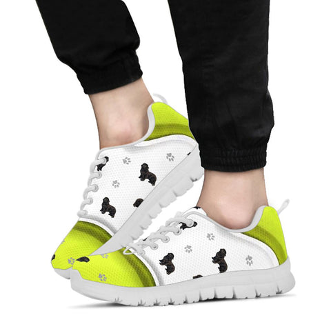 Newfoundland Dog Patterns Print Sneakers