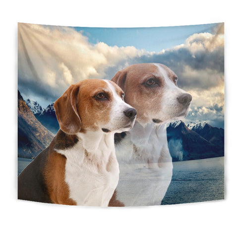 Lovely English Foxhound Print Tapestry