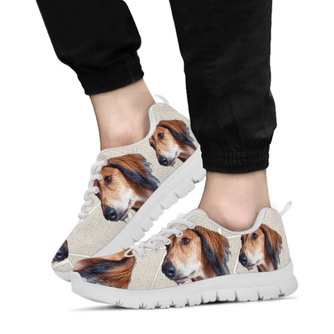 Cute Saluki Dog Print Running Shoes
