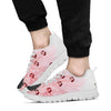 Sheepadoodle Dog Floral Print Sneakers