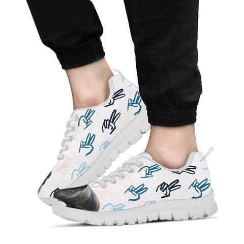 Mastador Dog Print Sneakers