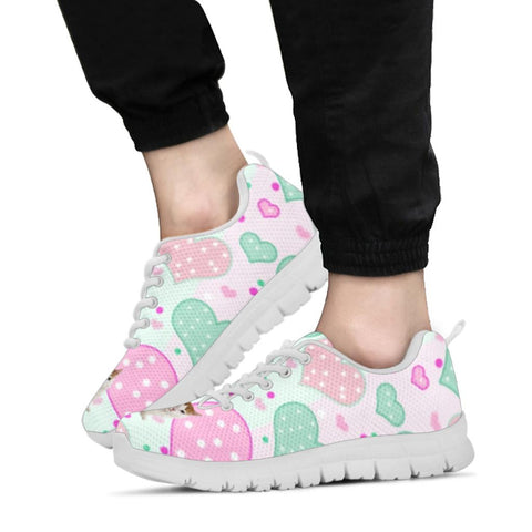 Cute Van Cat Print Sneakers