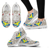 Hyacinth Macaw Parrot2 Print Christmas Running Shoes For Women