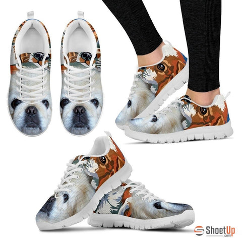 Pekingese Dog Print Running Shoe For Women