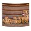 Cute Bordeaux Mastiff Print Tapestry