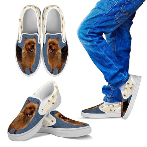 Australian Terrier Print Slip Ons For KidsExpress Shipping