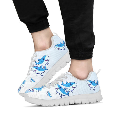 Cute Shark Print Sneakers